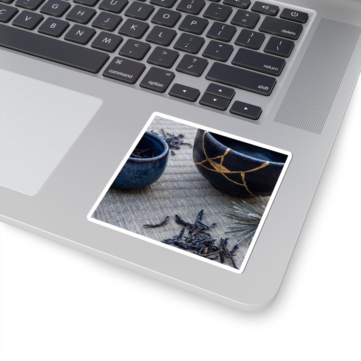 Tea Ceremony Gold Vein Sticker | Artful Kintsugi Art