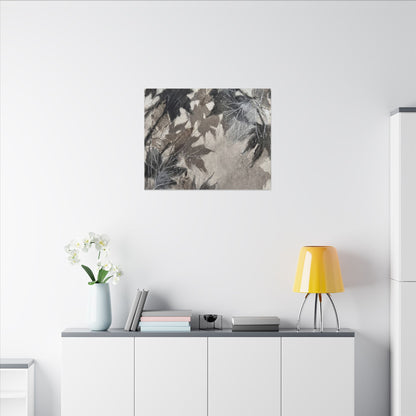Shadow Play Texture Canvas Art | Cozy Japandi Art