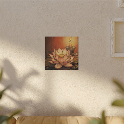 Fukinsei Dried Flowers Canvas Art - Japandi Texture