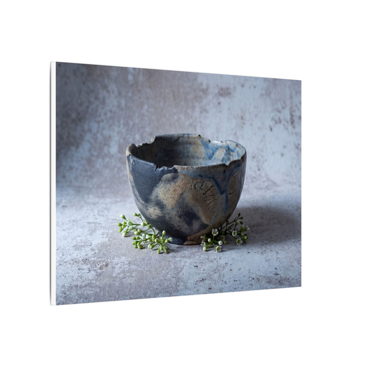 Ceramic Bowl Spring Canvas Art | Japandi Warm Design