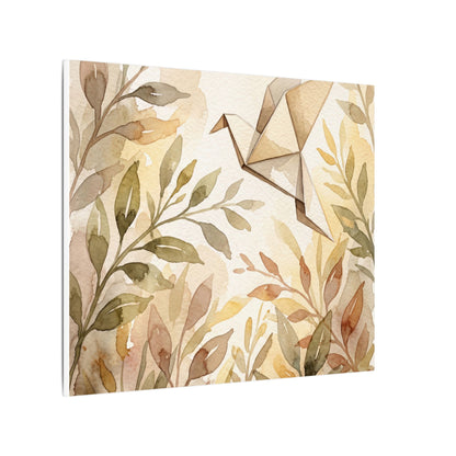 Fukinsei Paper Fold Canvas Art - Japandi Watercolor