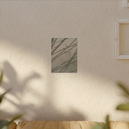 Shadow Play Japanese Pattern Canvas Art | Warm Japandi Art