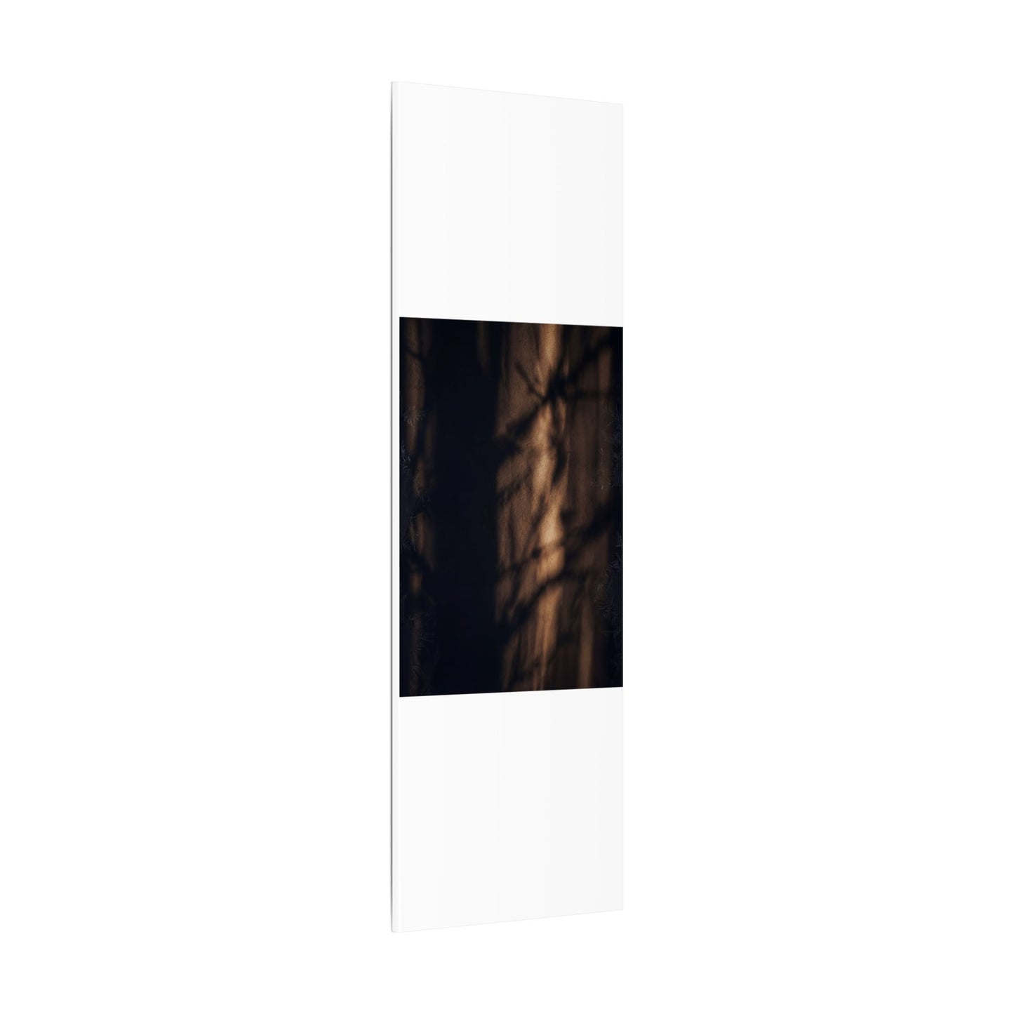 Winter Shadow Play Moody Minimal Canvas Art | Luxurious Decor