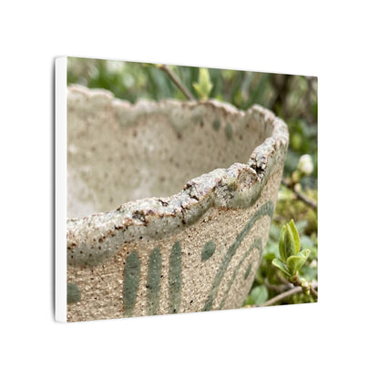 Elegant Ceramic Bowl Canvas Art - Japanese Pattern Japandi