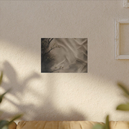 Silk Drape Canvas Art | Spring Japandi Japanese Pattern Art
