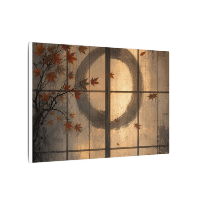 Shoji Screen Texture Canvas Art | Earthy Japandi Art