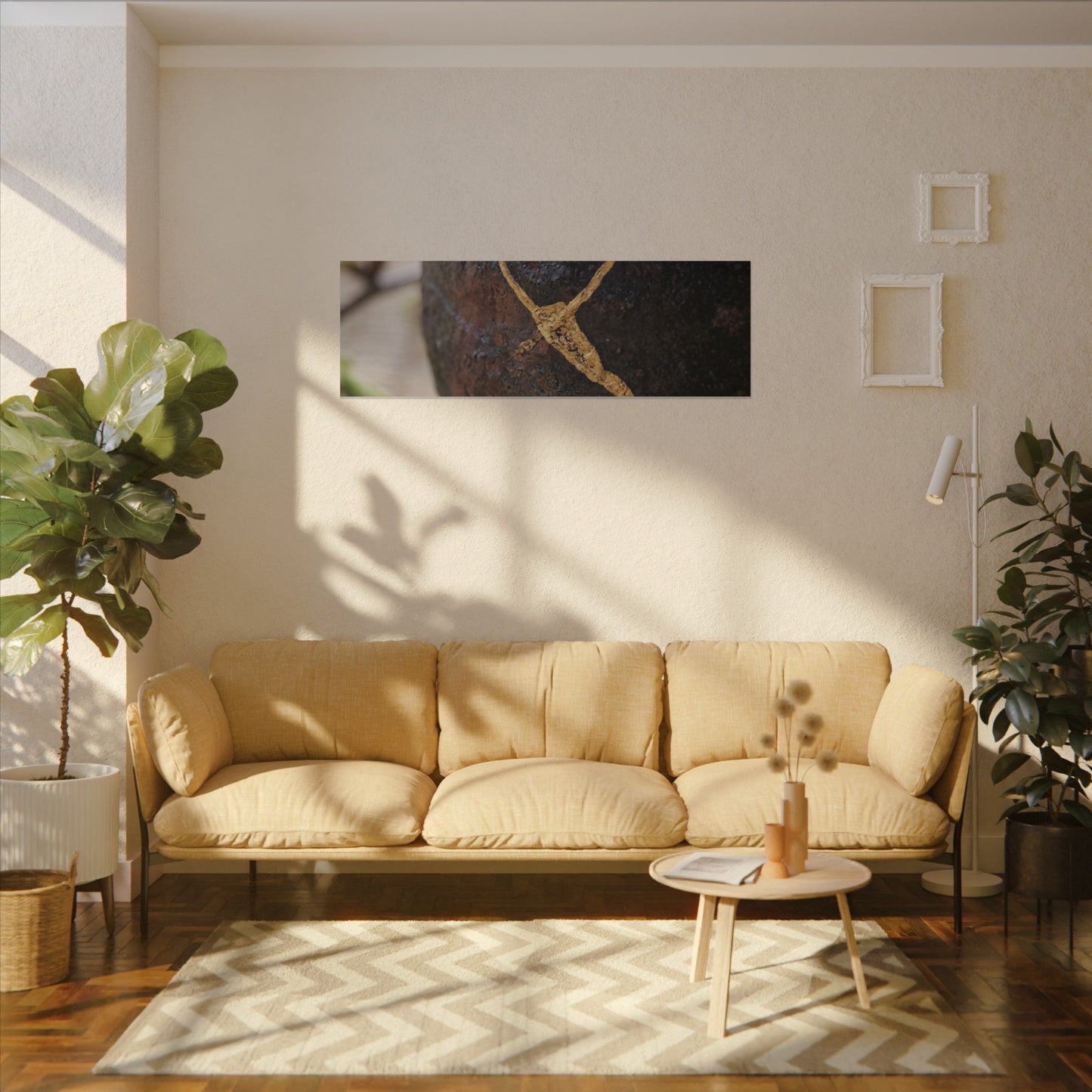 Dawn Tea Ceremony Canvas Art - Kintsugi Mono No Aware