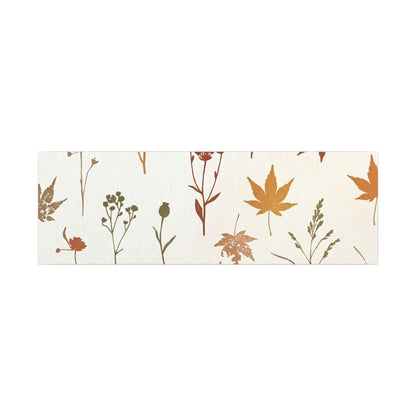 Autumn Dried Flowers Japanese Pattern Canvas Art | Elegant Decor