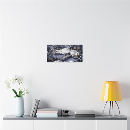 Torii Gate Enso Canvas Art | Contemplative Zen Art
