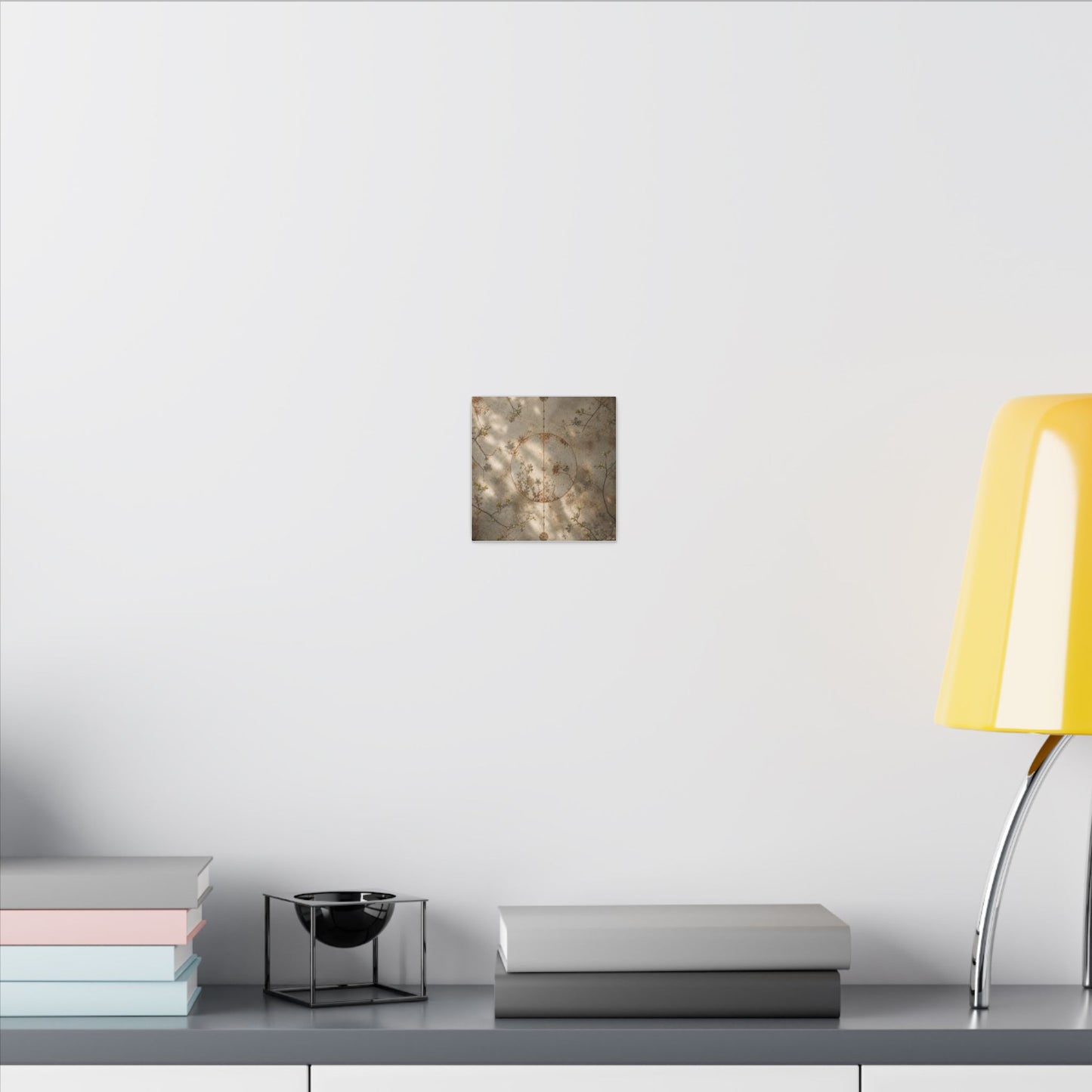Japandi Rust Patina in Dappled | Japanese Pattern Canvas Art