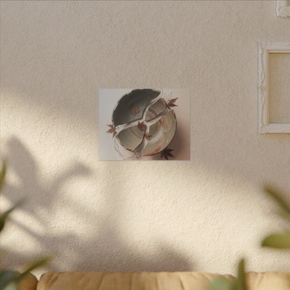 Dawn Ceramic Bowl Canvas Art - Japandi Fukinsei