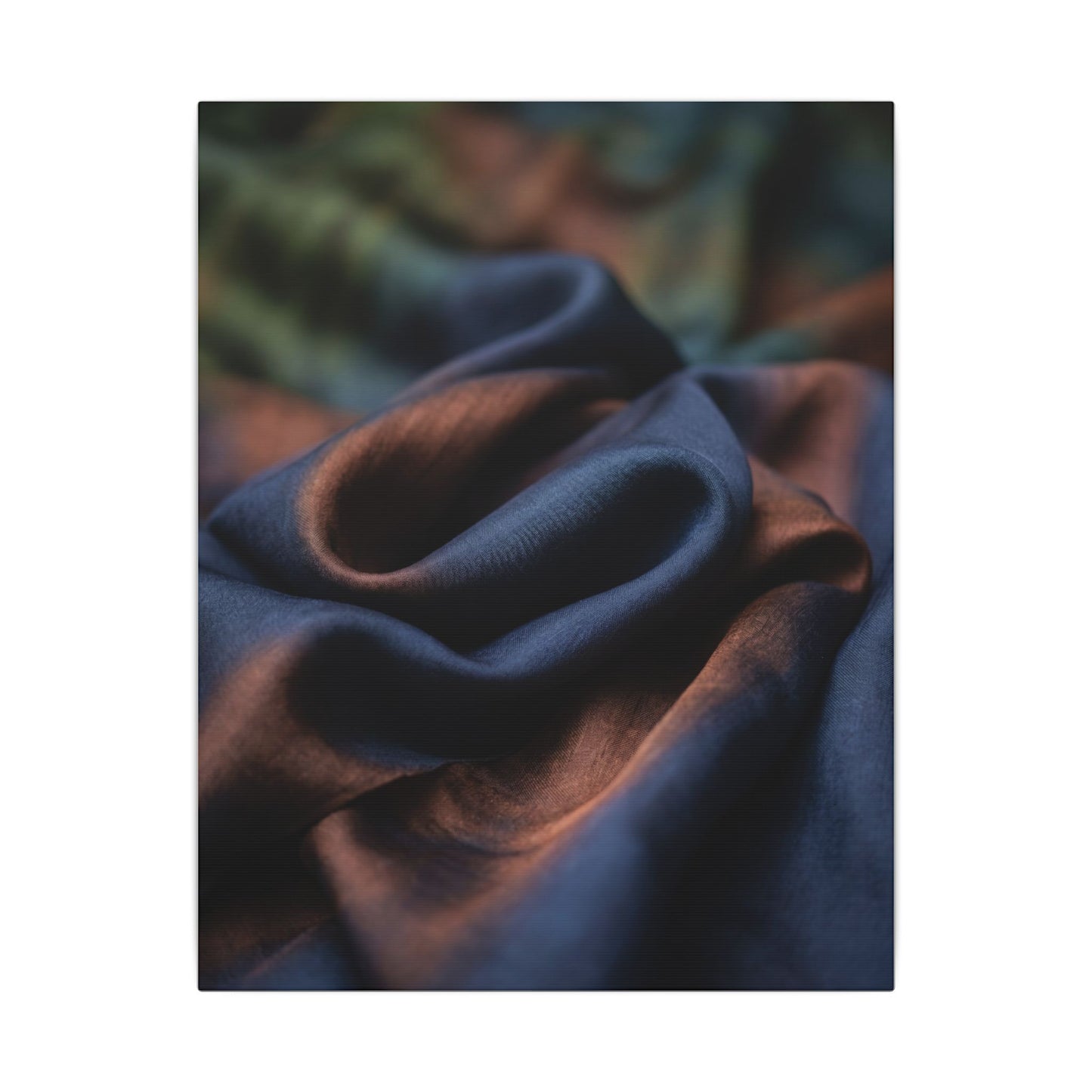 Summer Silk Drape Shadow Zen Canvas Art | Sophisticated Decor
