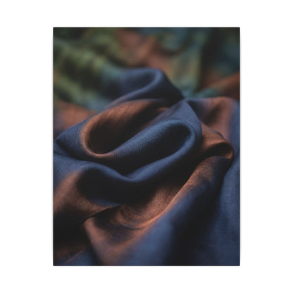 Summer Silk Drape Shadow Zen Canvas Art | Sophisticated Decor