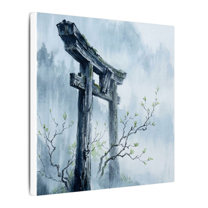 Torii Gate Canvas Art | Spring Zen Sumi E Art