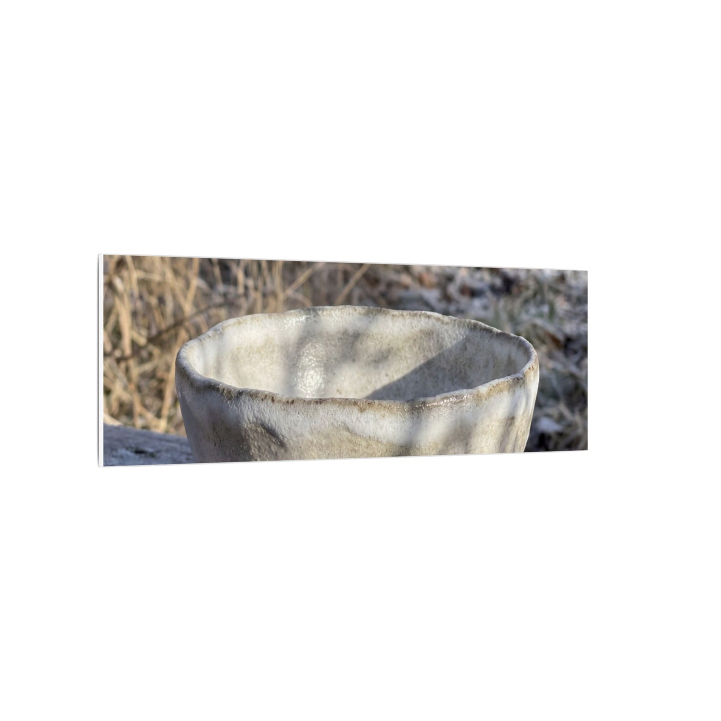 Dappled Ceramic Bowl Canvas Art - Japandi Fukinsei