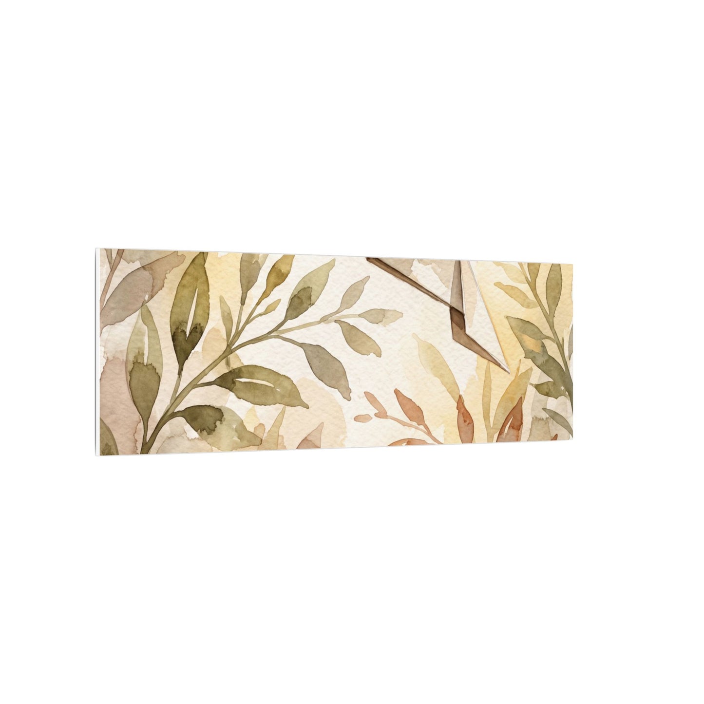 Fukinsei Paper Fold Canvas Art - Japandi Watercolor