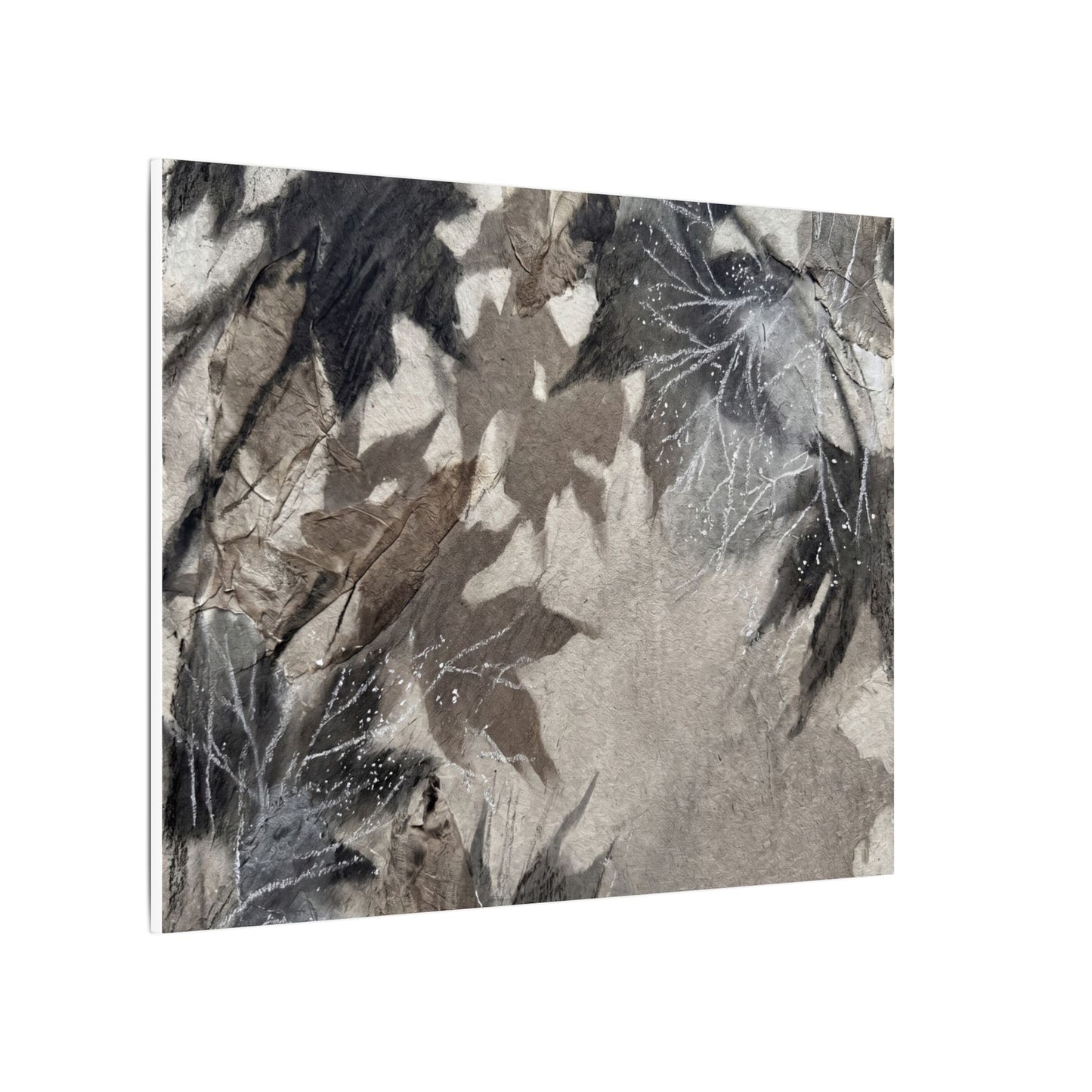 Shadow Play Texture Canvas Art | Cozy Japandi Art
