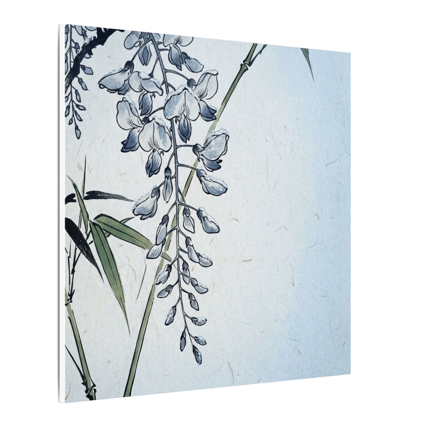 Zen Wisteria in Moonlight | Ukiyo E Inspired Canvas Art