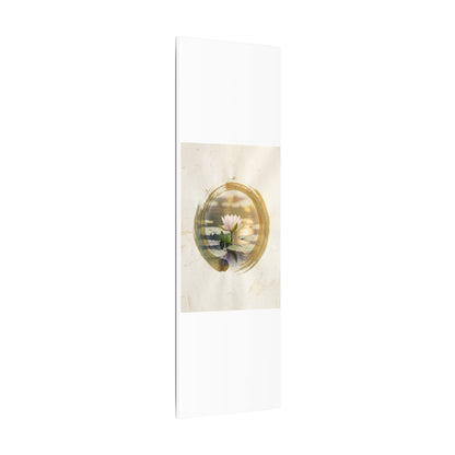 Peaceful Lotus Flower Canvas Art - Enso Zen