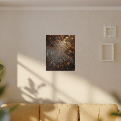 Artful Water Ripple Canvas Art - Gold Vein Kintsugi