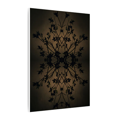 Golden Hour Shadow Play Canvas Art - Dark Japandi Seijaku