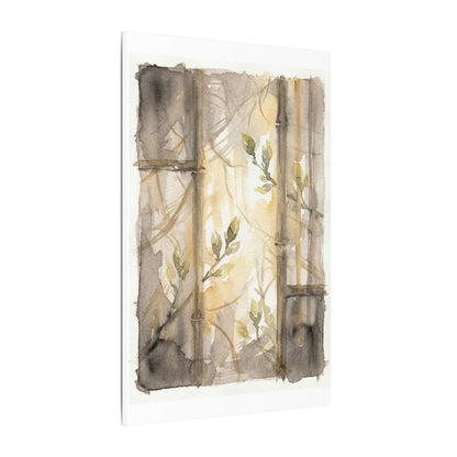 Shoji Screen Spring Canvas Art | Japandi Cozy Design