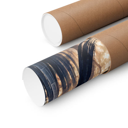 Golden Hour Bamboo Grove Wall Art Print - Zen Shibui