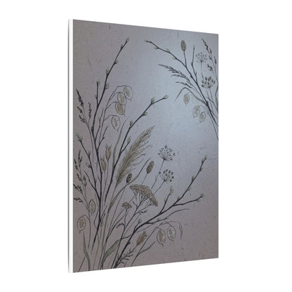 Spring Dried Flowers Japanese Pattern Canvas Art | Cozy Decor