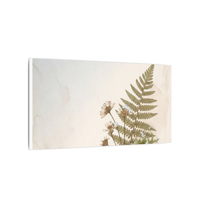 Winter Moss Close Up Herbarium Canvas Art | Enchanting Decor