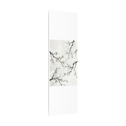 Cherry Blossom Canvas Art | Winter Japandi Watercolor Art