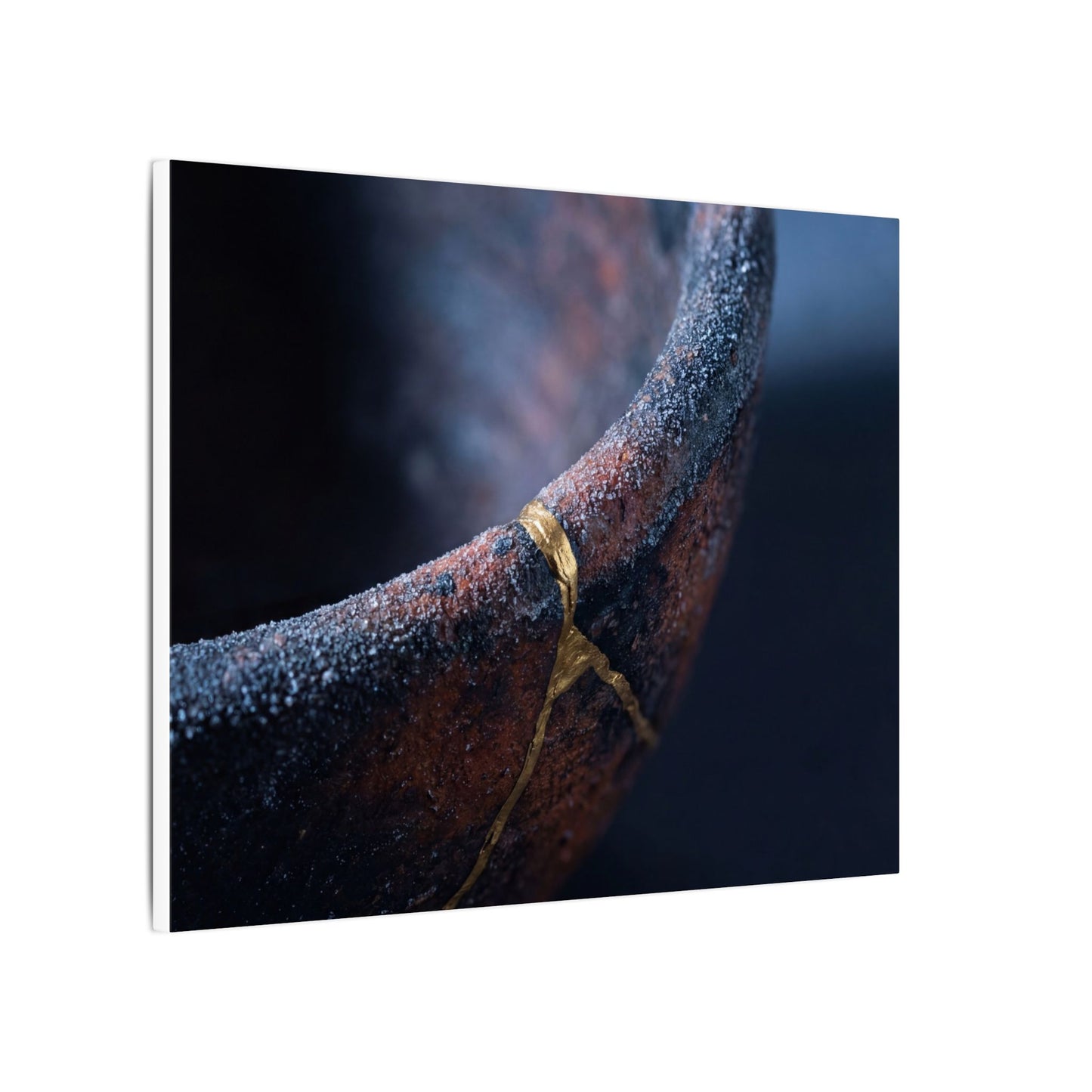 Artful Ceramic Bowl Canvas Art - Broken Beauty Kintsugi