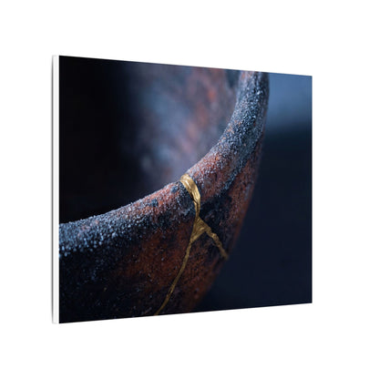 Artful Ceramic Bowl Canvas Art - Broken Beauty Kintsugi
