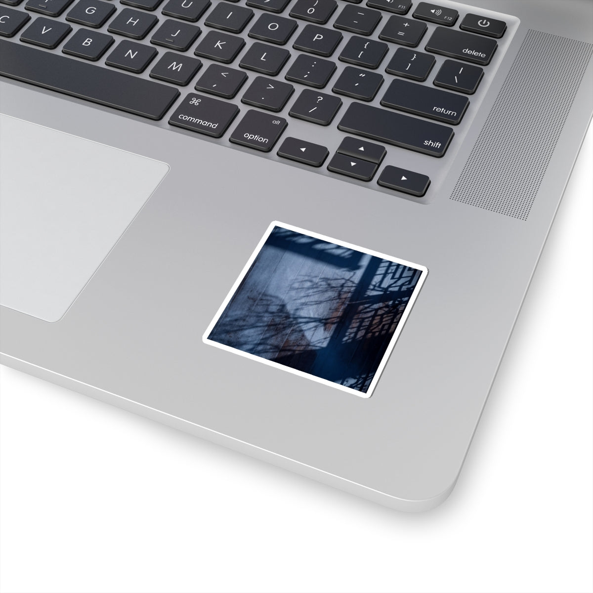 Mono No Aware Shadow Play Sticker - Dark Japandi Moody Minimal