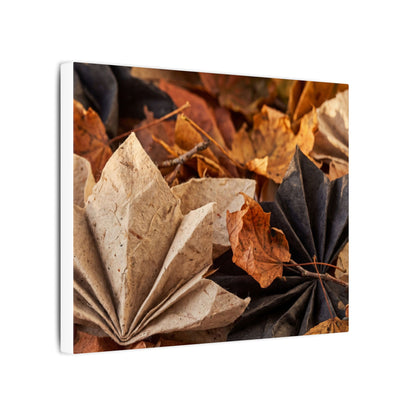 Paper Fold Texture Canvas Art | Elegant Japandi Art