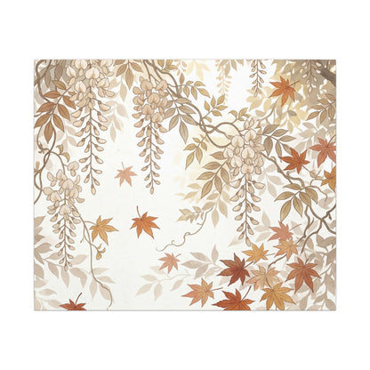 Shibui Wisteria Canvas Art - Japandi Japanese Pattern