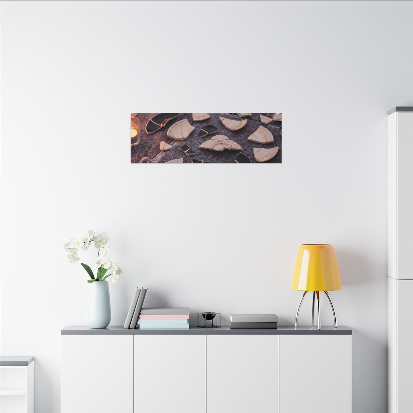 Winter Broken Pottery Broken Beauty Canvas Art | Beautiful Decor