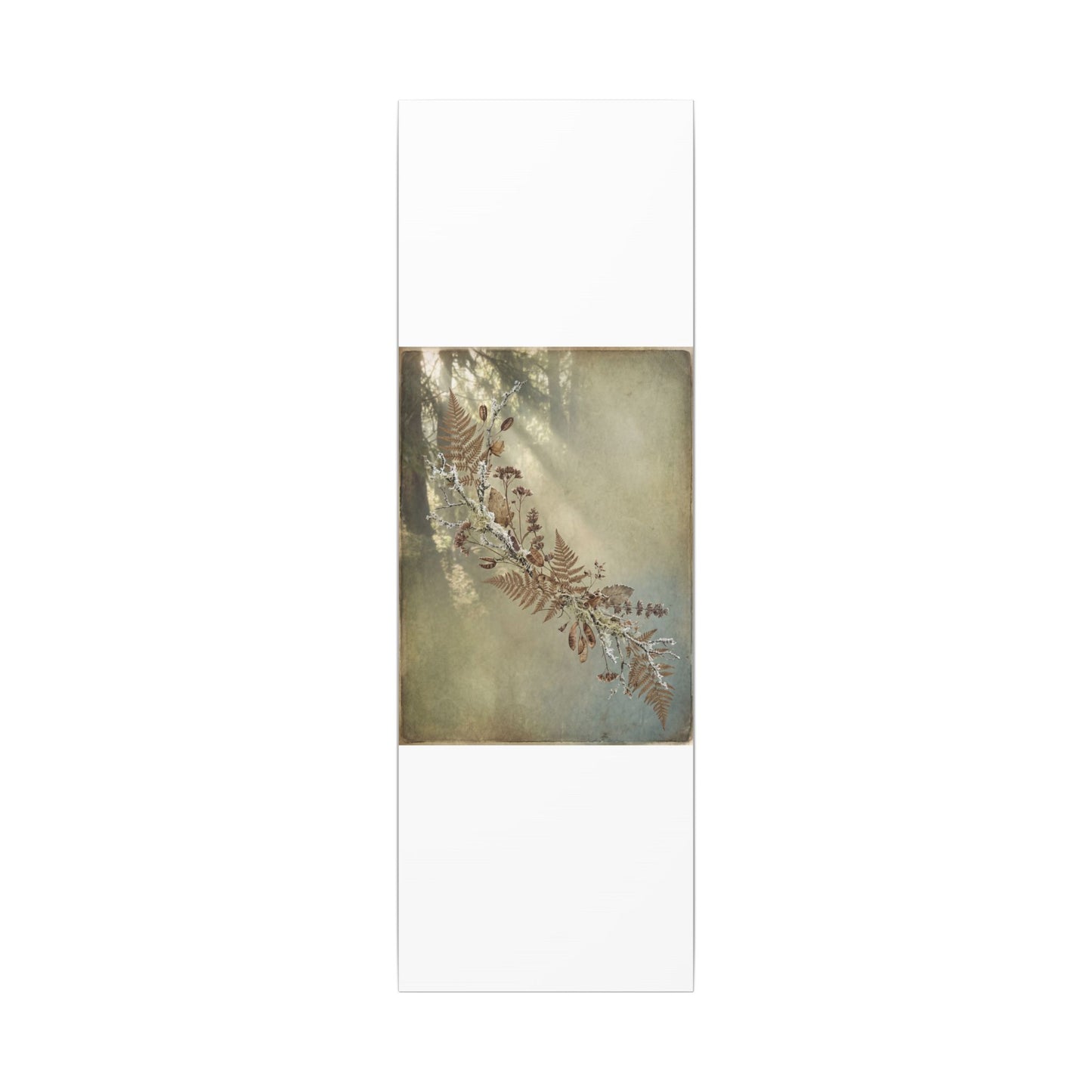 Winter Dried Flowers Forest Whimsy Canvas Art | Earthy Decor