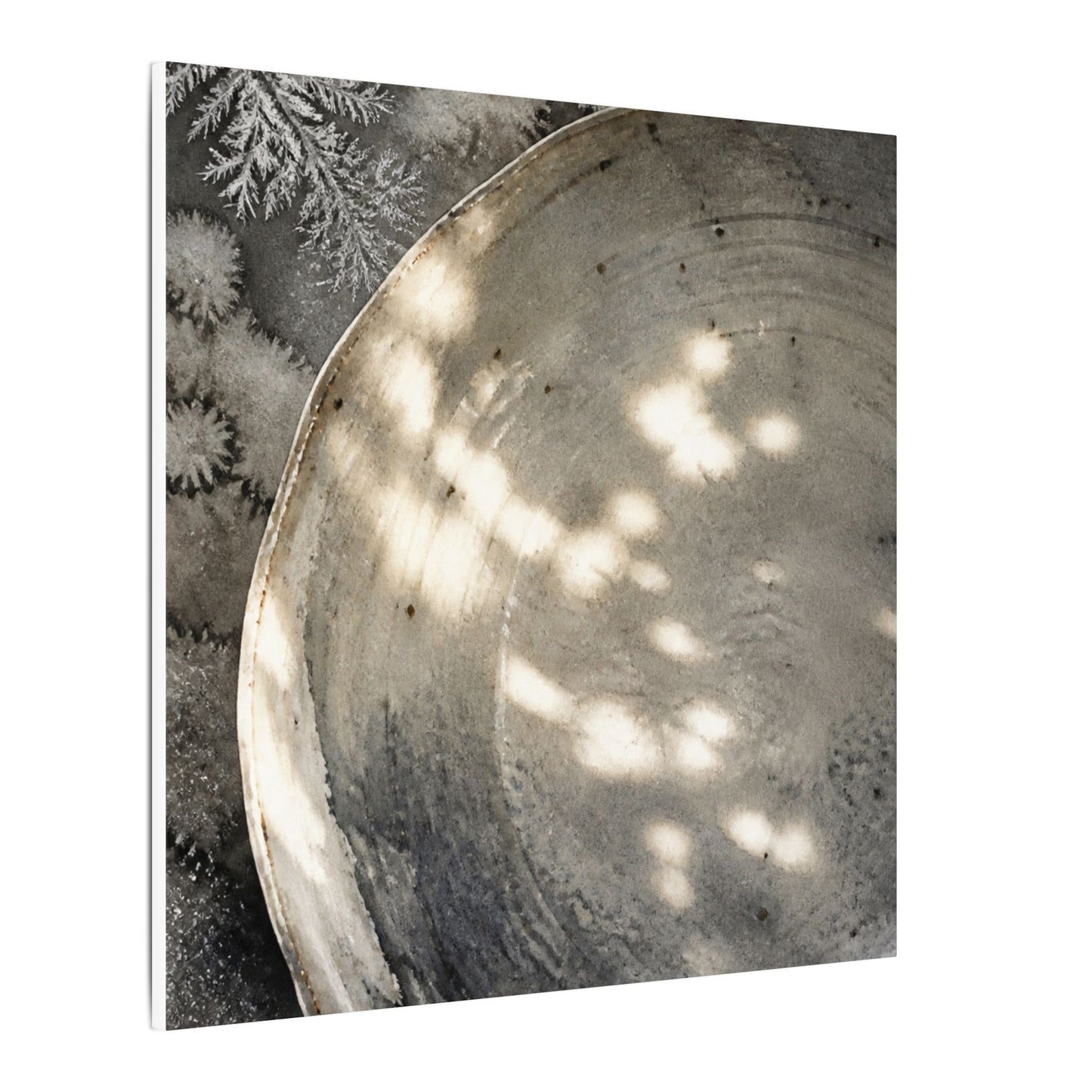 Ceramic Bowl Watercolor Canvas Art | Warm Japandi Art