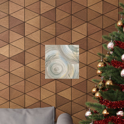 Moonlight Water Ripple Wall Art Print - Japandi Kanso