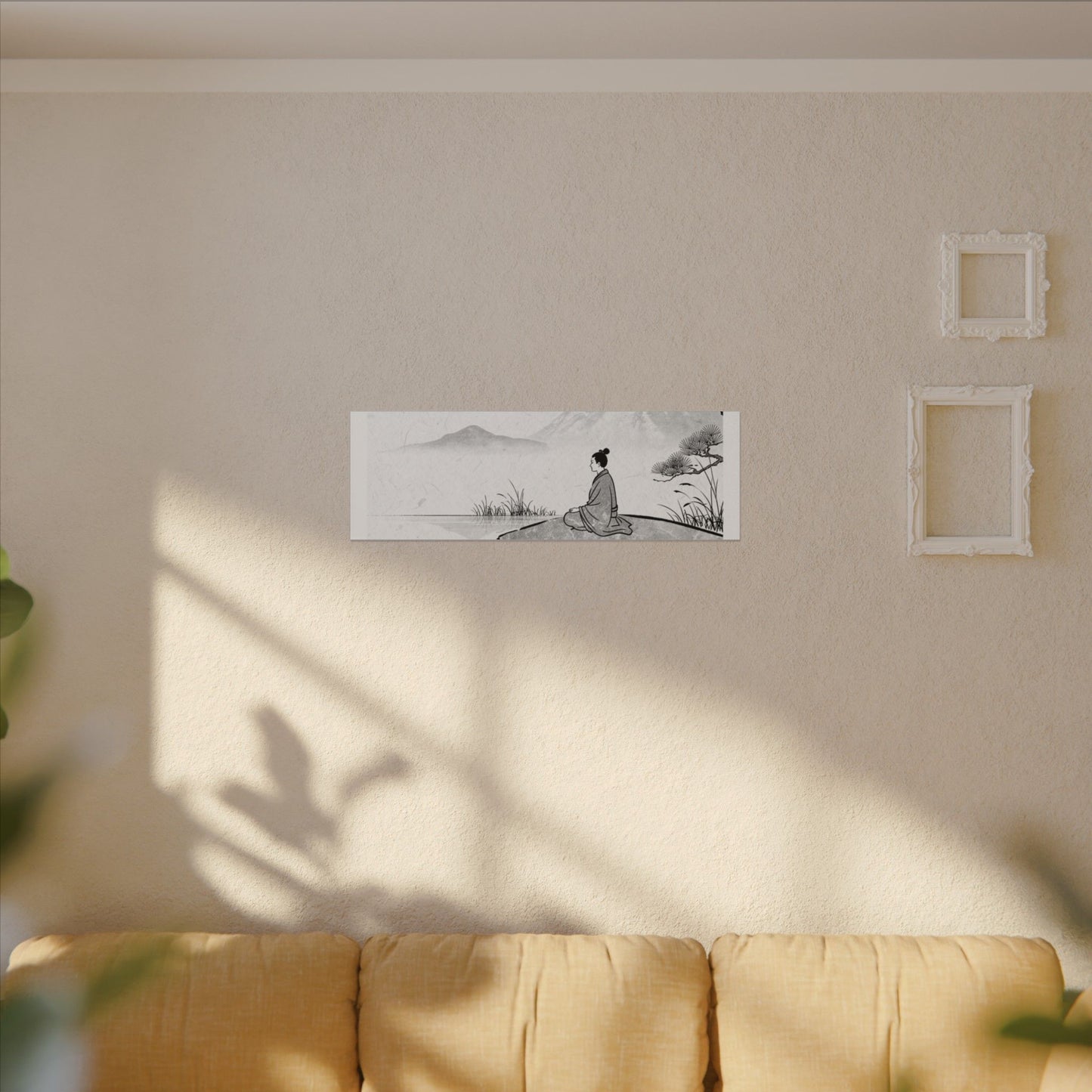 Meditation Harmonious Zen Ukiyo-e Canvas Art