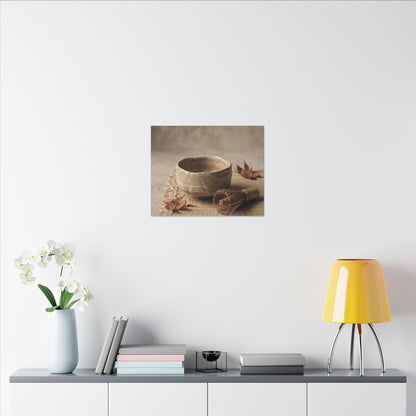 Ma Tea Ceremony Canvas Art - Japandi Texture