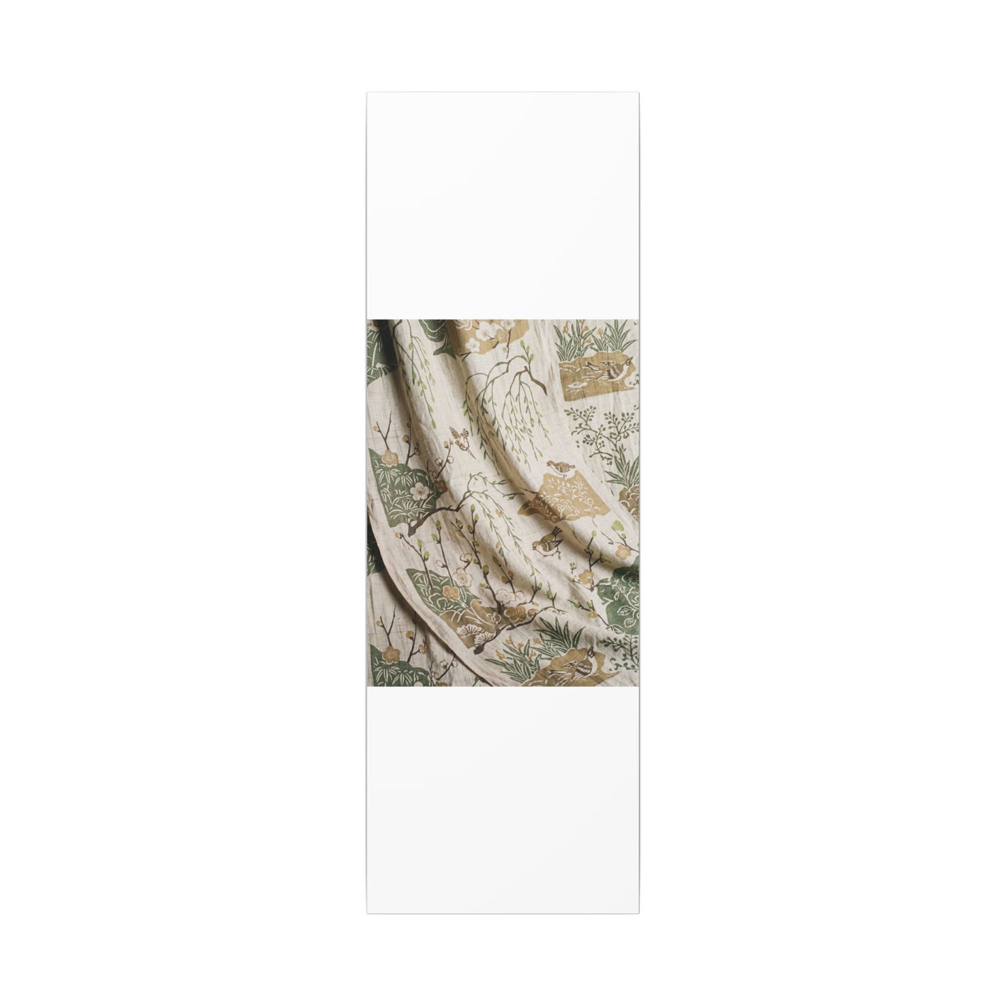 Silk Drape Canvas Art | Spring Japandi Japanese Pattern Art