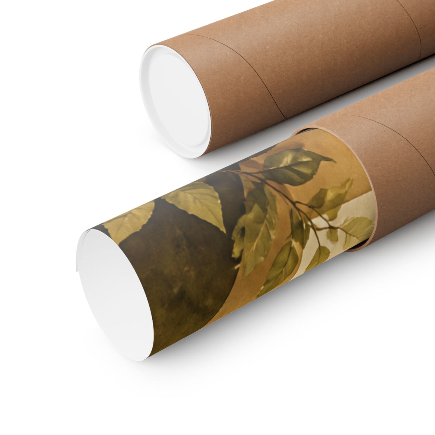 Golden Hour Paper Fold Wall Art Print - Japandi Ma