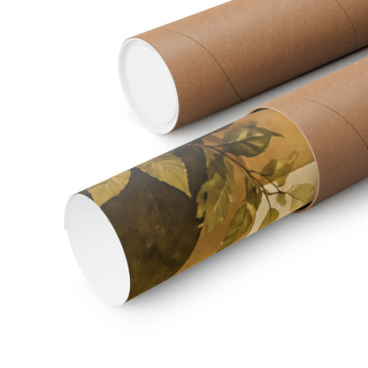 Golden Hour Paper Fold Wall Art Print - Japandi Ma
