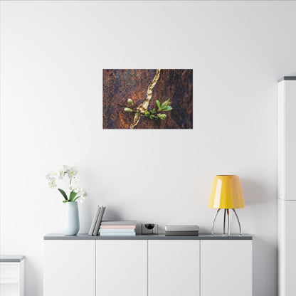 Overcast Rust Patina Canvas Art - Kintsugi Datsuzoku