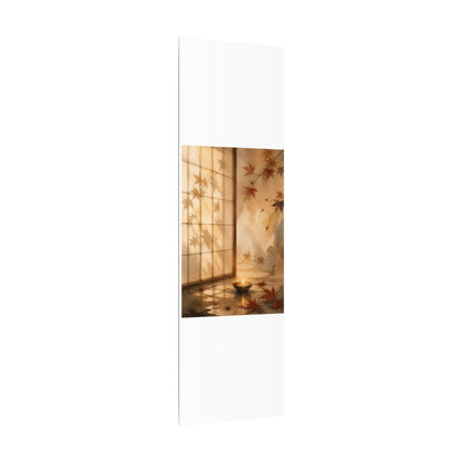 Candlelight Shoji Screen Canvas Art - Japandi Ma