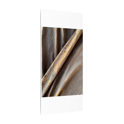 Warm Silk Drape Canvas Art - Japanese Pattern Japandi