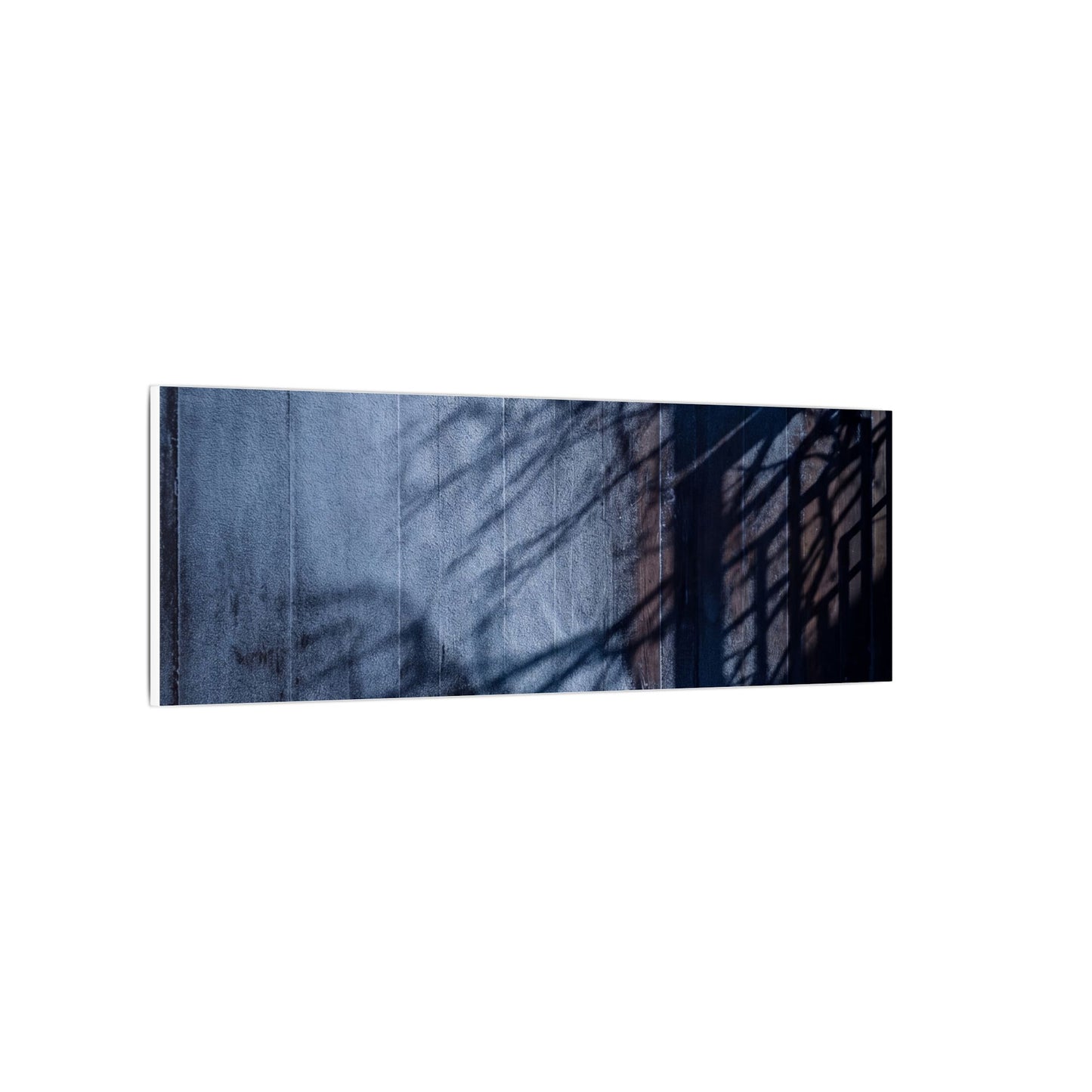 Shadow Play Moody Minimal Canvas Art | Moody Dark Japandi Art
