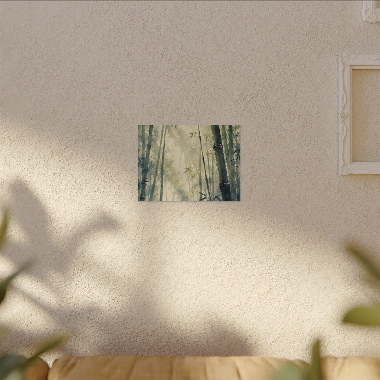 Bamboo Grove Spring Canvas Art | Zen Serene Design