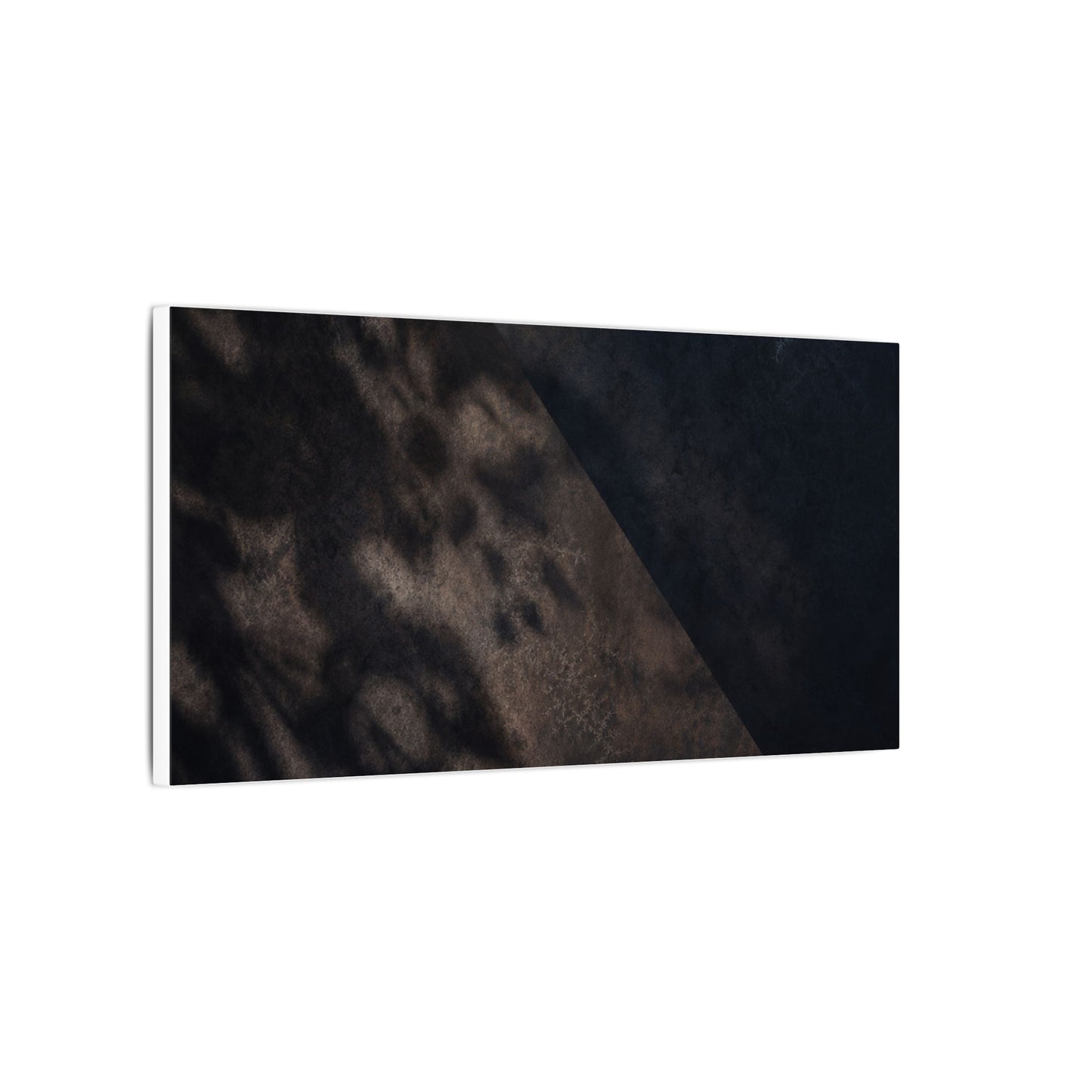 Shadow Play Winter Canvas Art | Dark Japandi Moody Design